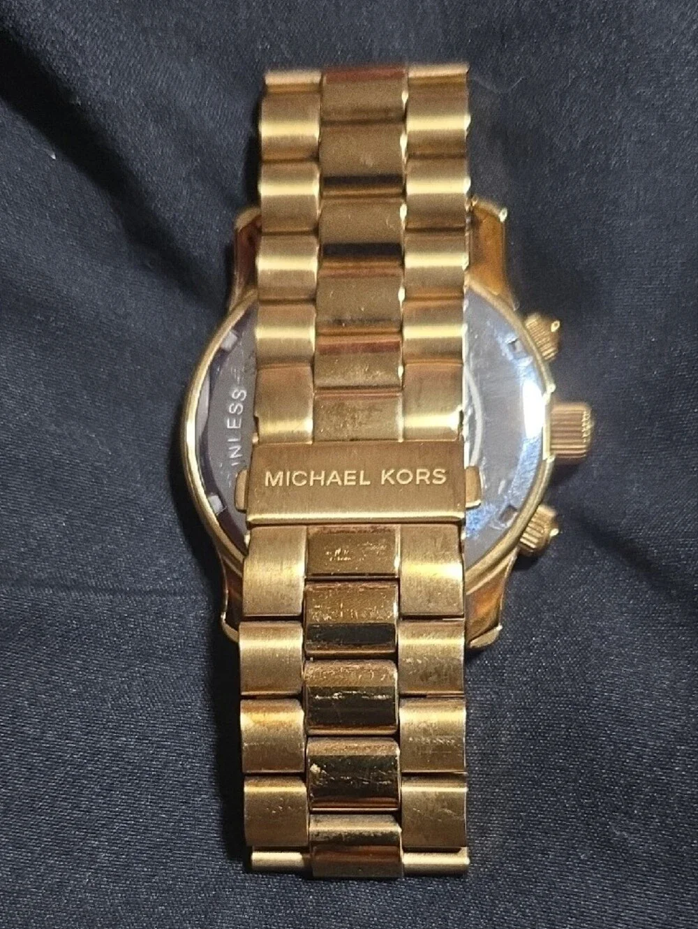 Michael Kors Men's Gold Chronograph Bracelet Watch